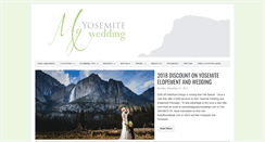 Desktop Screenshot of myyosemitewedding.com