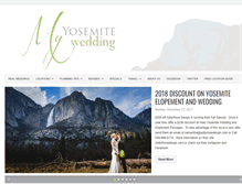 Tablet Screenshot of myyosemitewedding.com